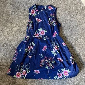 Gap blue floral dress
